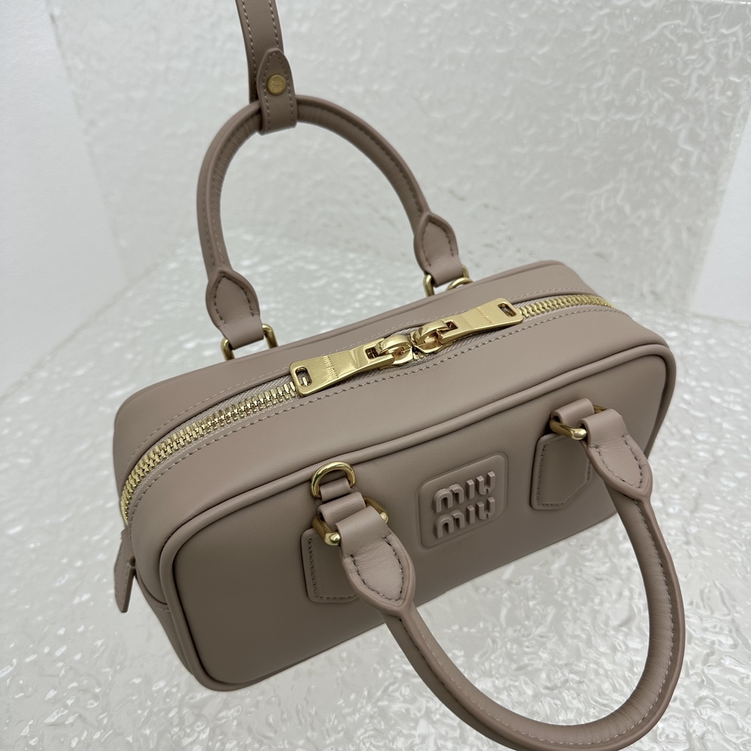 Miu Miu Arcadie Leather Bag - DesignerGu