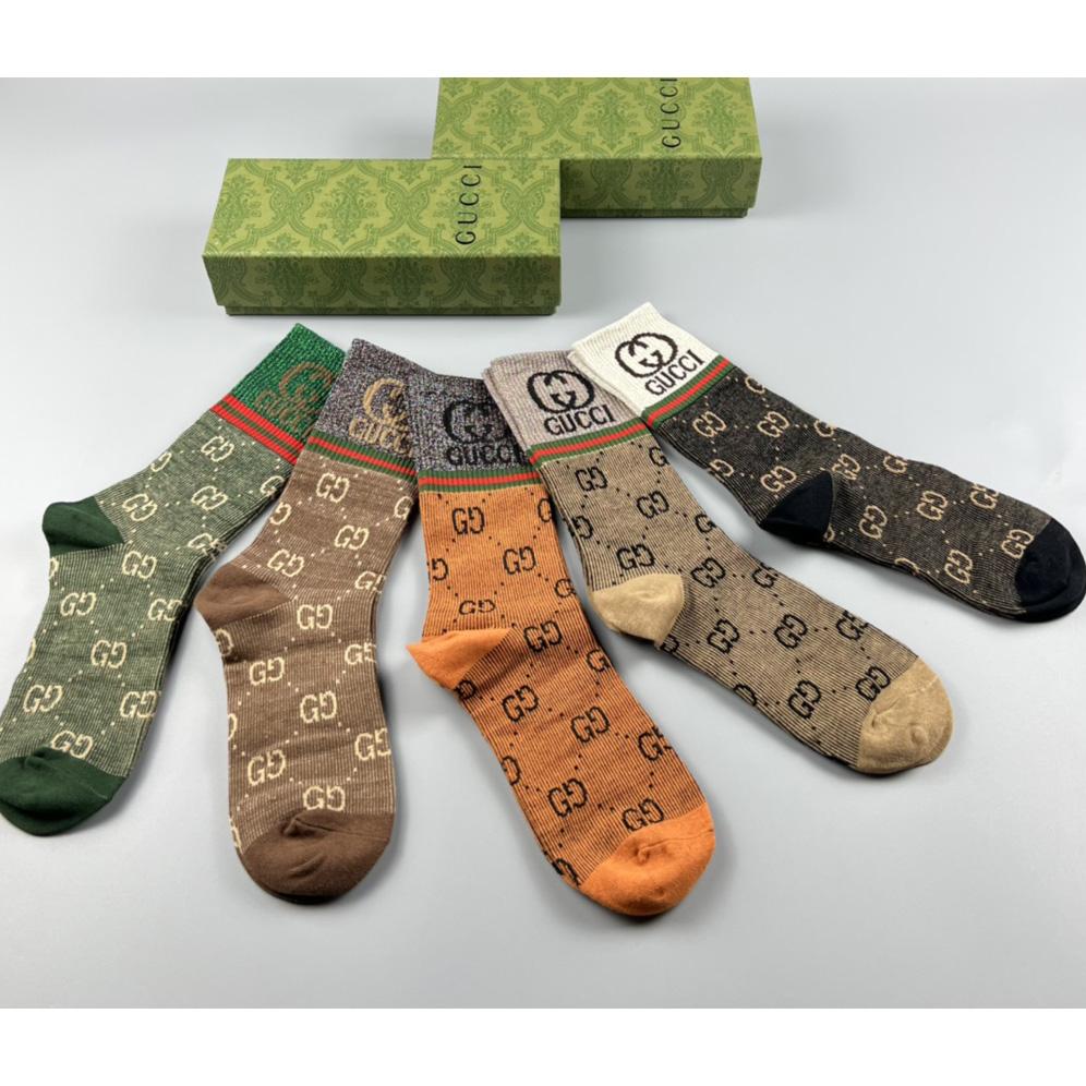 Gucci GG Socks/Box - DesignerGu