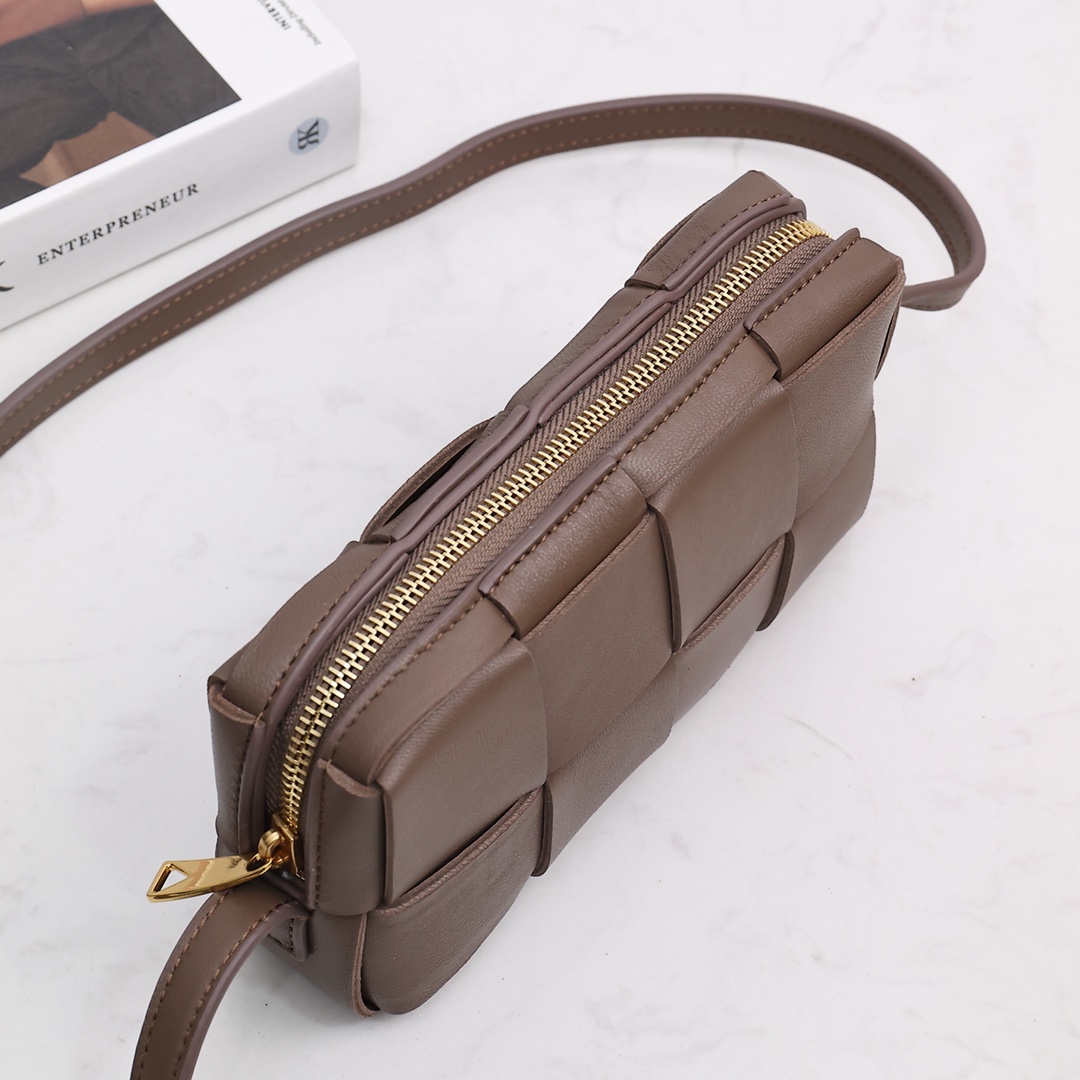 Bottega Veneta Mini Cassette Cross-Body Bag - DesignerGu