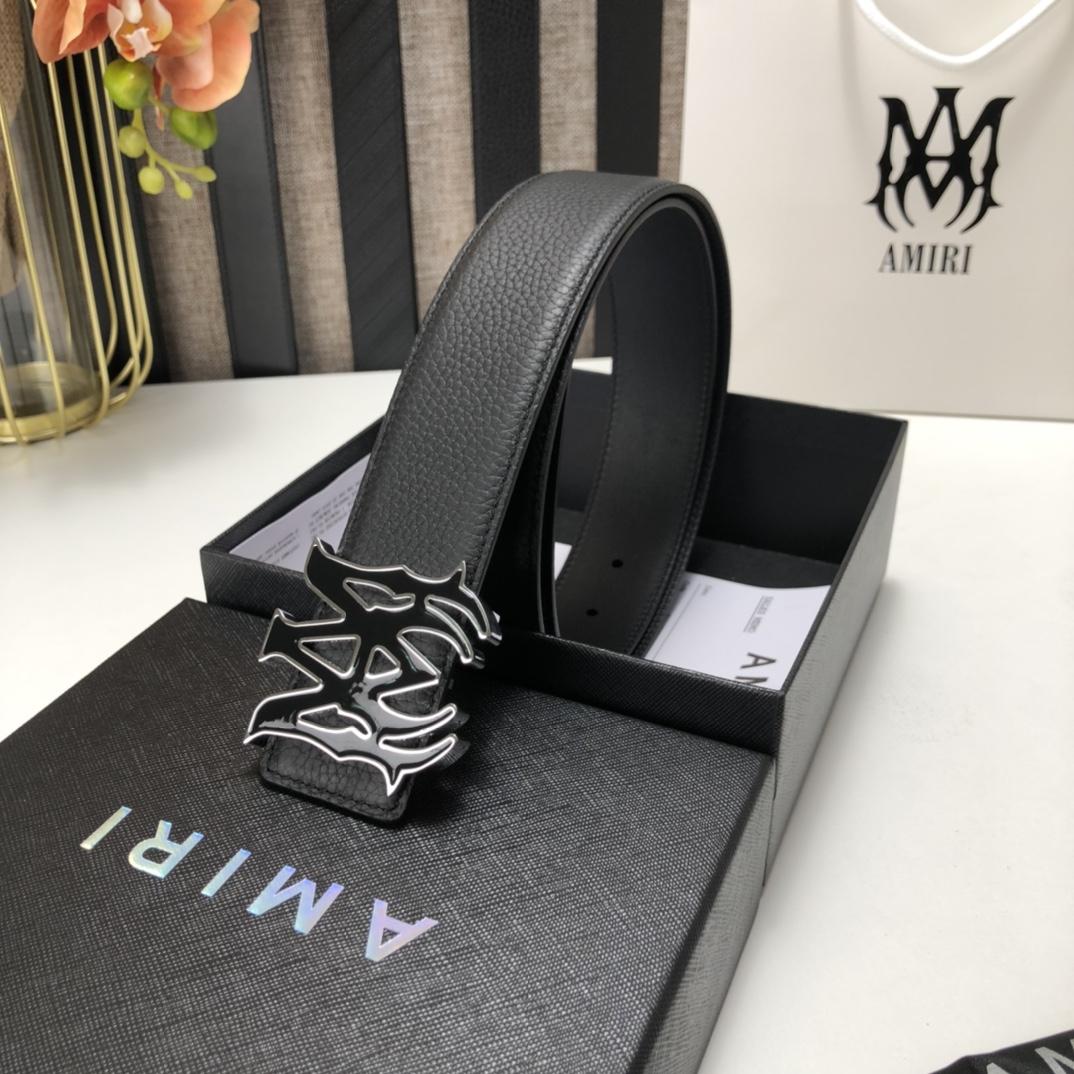 Amiri Ma Leather Belt - DesignerGu