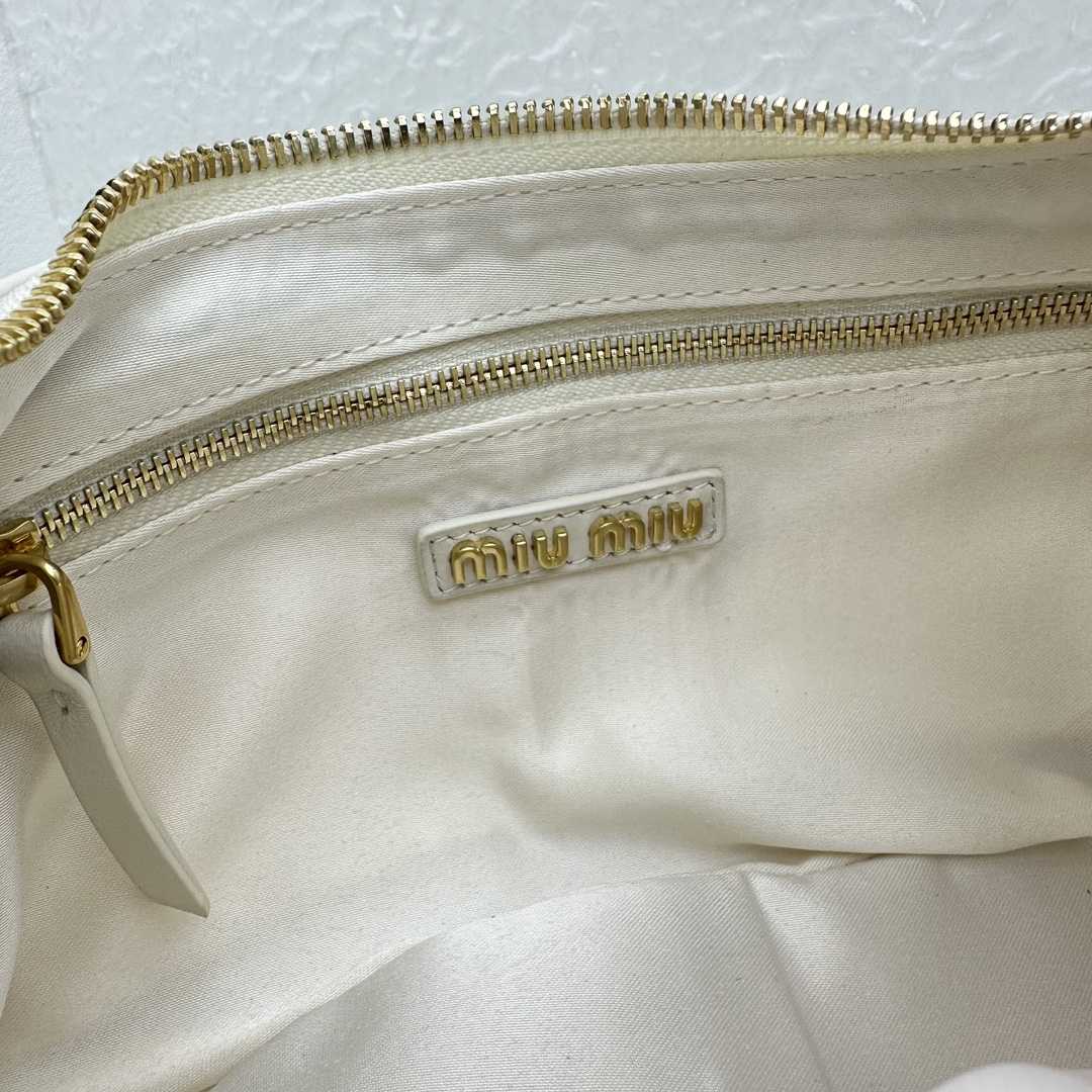 Miu Miu Nappa Leather Pocket Bag - DesignerGu