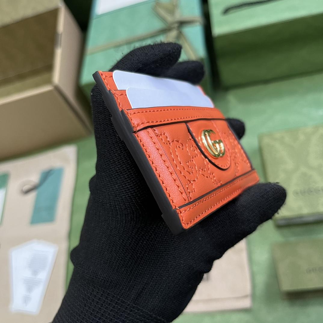 Gucci GG Matelasse Card Case - DesignerGu