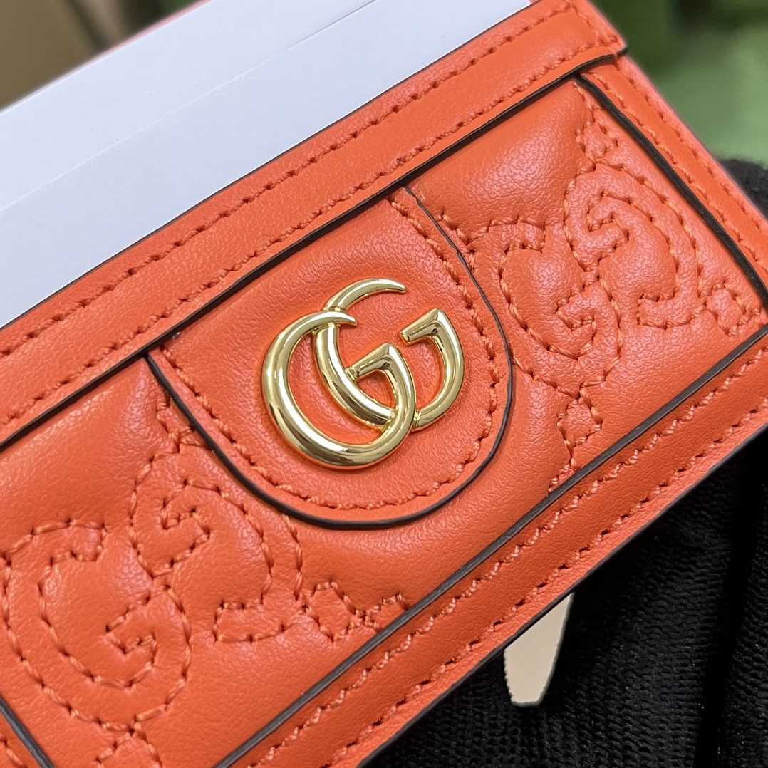 Gucci GG Matelasse Card Case - DesignerGu