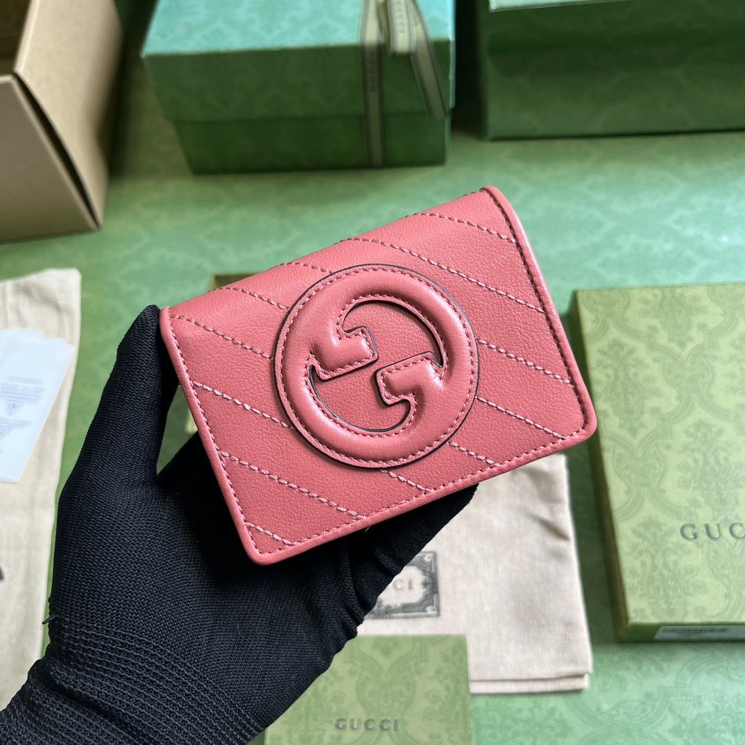 Gucci Blondie Card Case Wallet (8.5x 11x 3cm) - DesignerGu