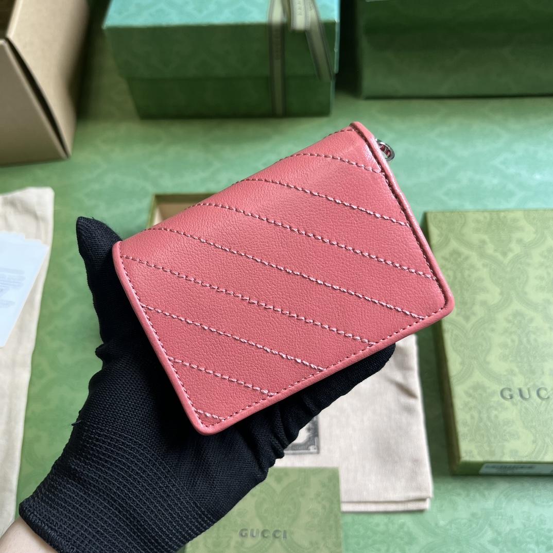 Gucci Blondie Card Case Wallet (8.5x 11x 3cm) - DesignerGu