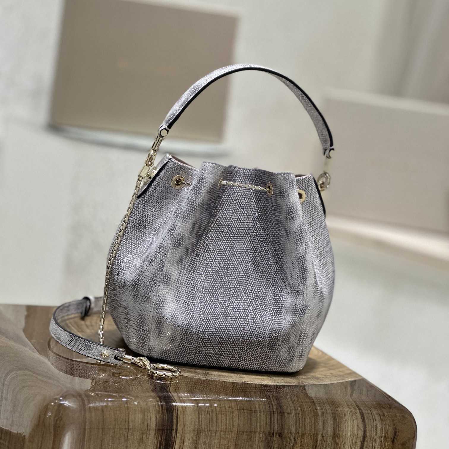 Bvlgari Serpenti Forever Bucket Bag - DesignerGu