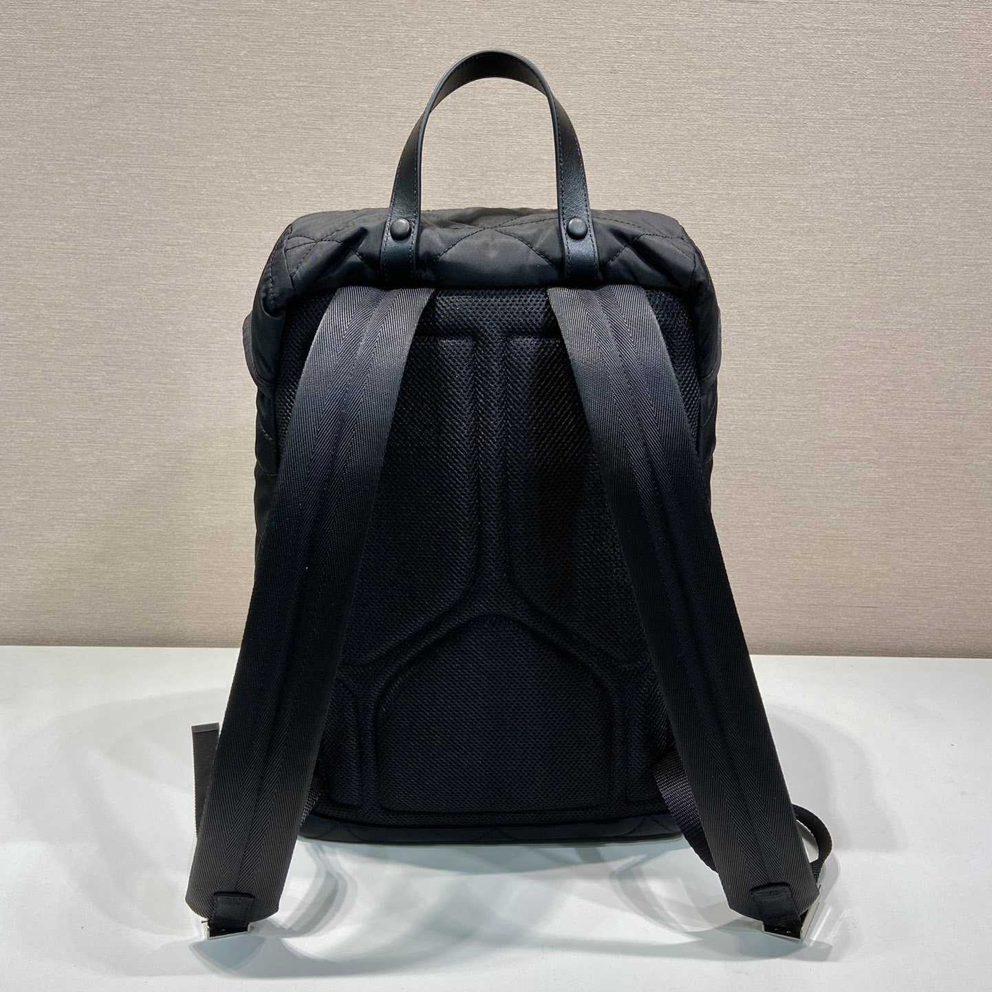 Prada Re-Nylon Backpack With Topstitching - DesignerGu