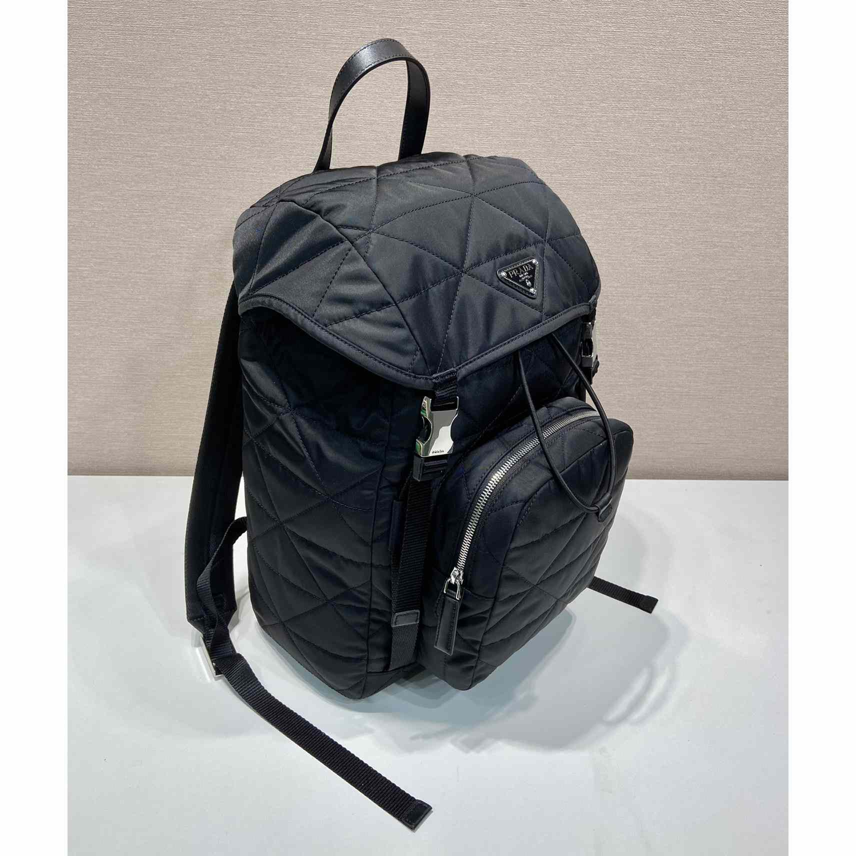 Prada Re-Nylon Backpack With Topstitching - DesignerGu