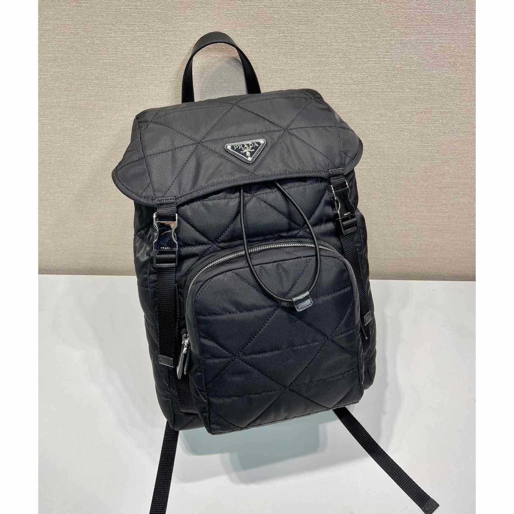 Prada Re-Nylon Backpack With Topstitching - DesignerGu