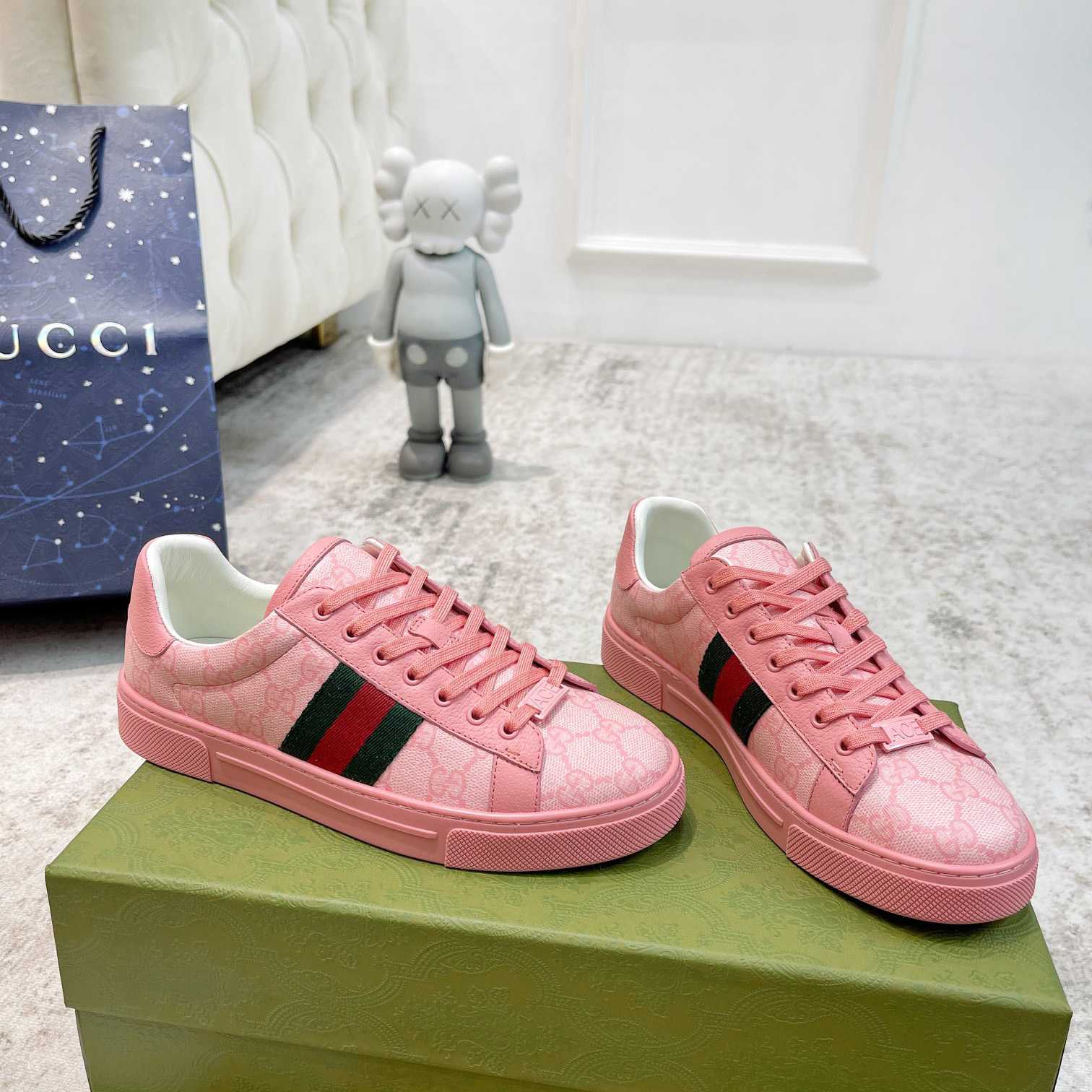 Gucci Ace Sneaker With Web - DesignerGu