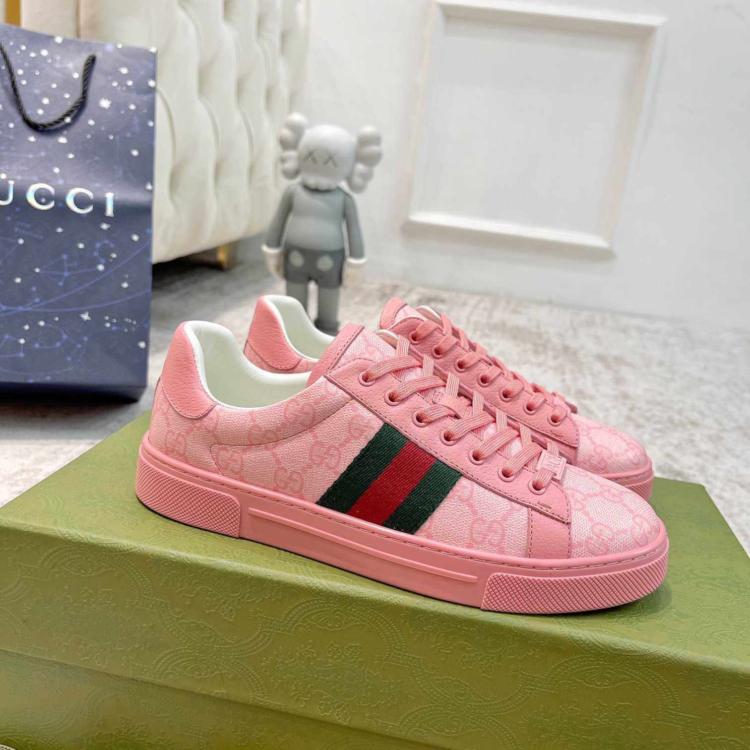 Gucci Ace Sneaker With Web - DesignerGu