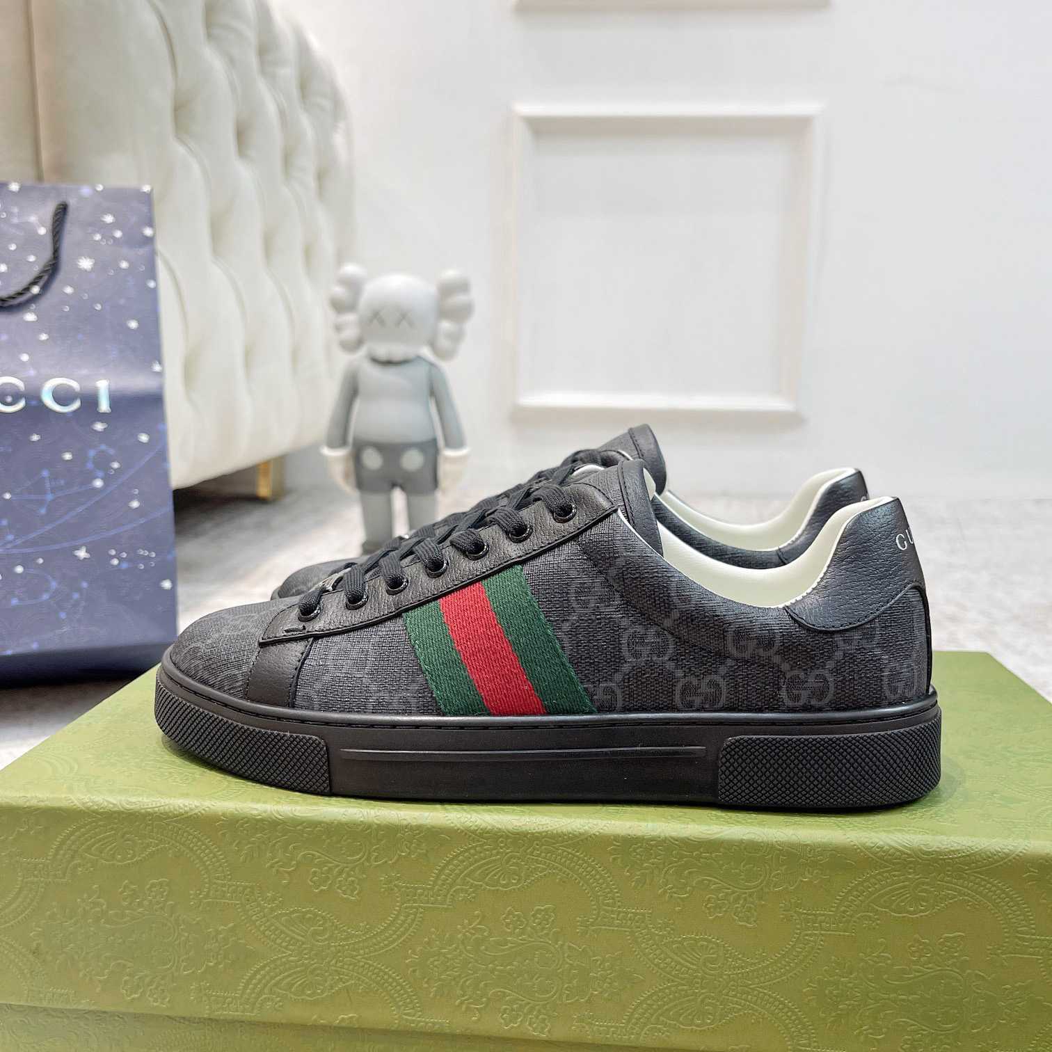 Gucci Ace Sneaker With Web - DesignerGu