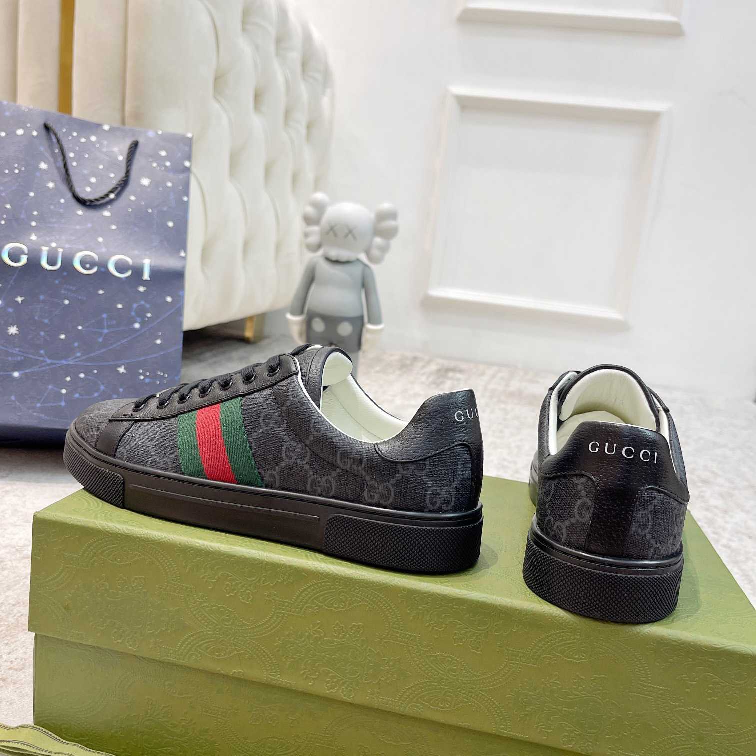 Gucci Ace Sneaker With Web - DesignerGu