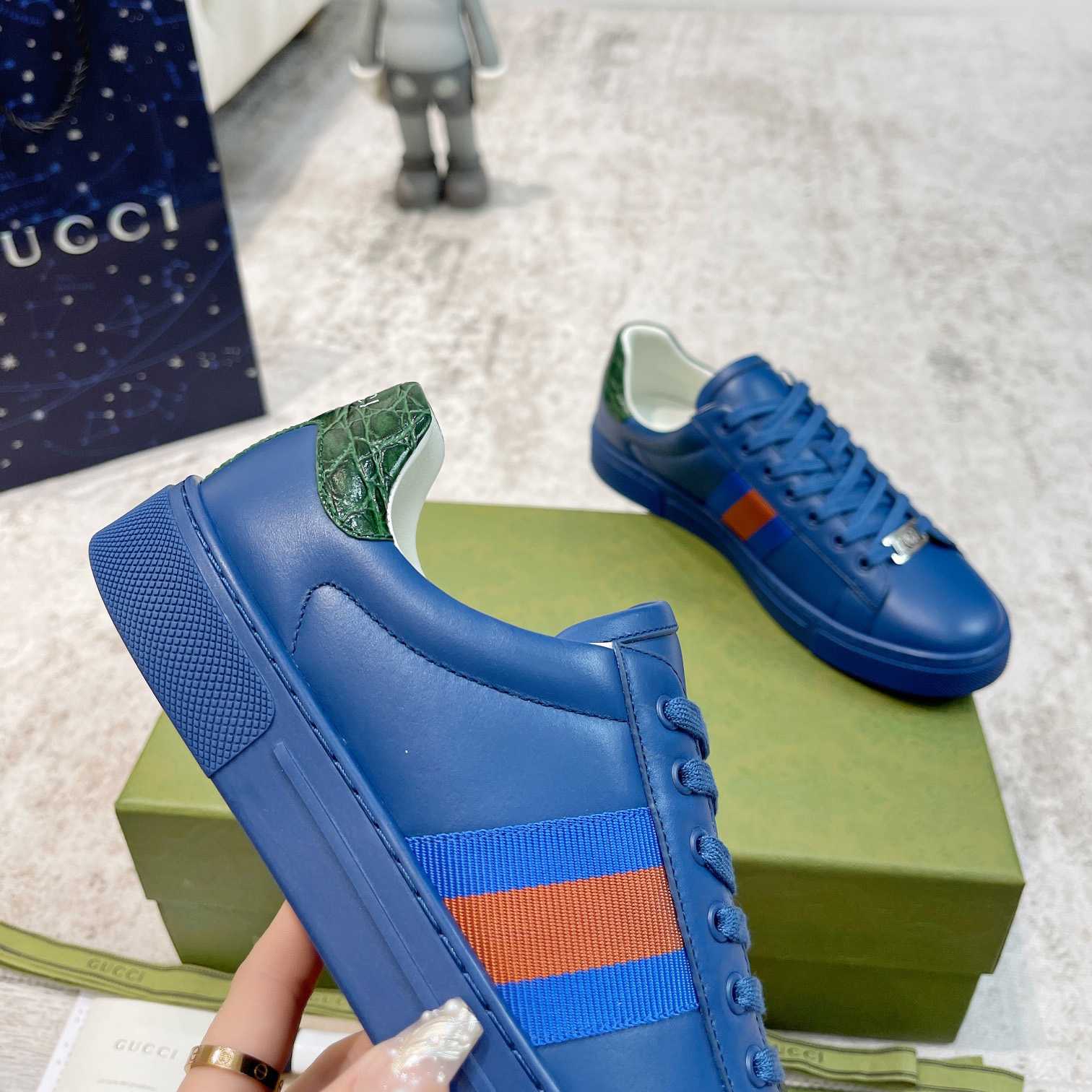 Gucci Ace Sneaker With Web - DesignerGu