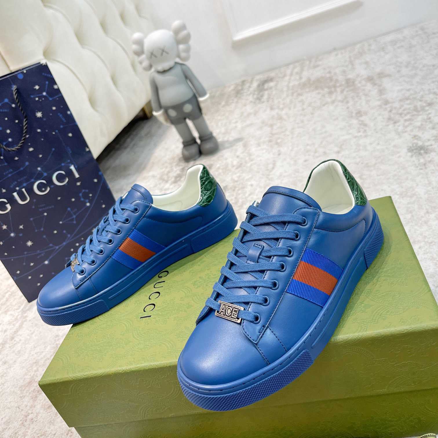 Gucci Ace Sneaker With Web - DesignerGu