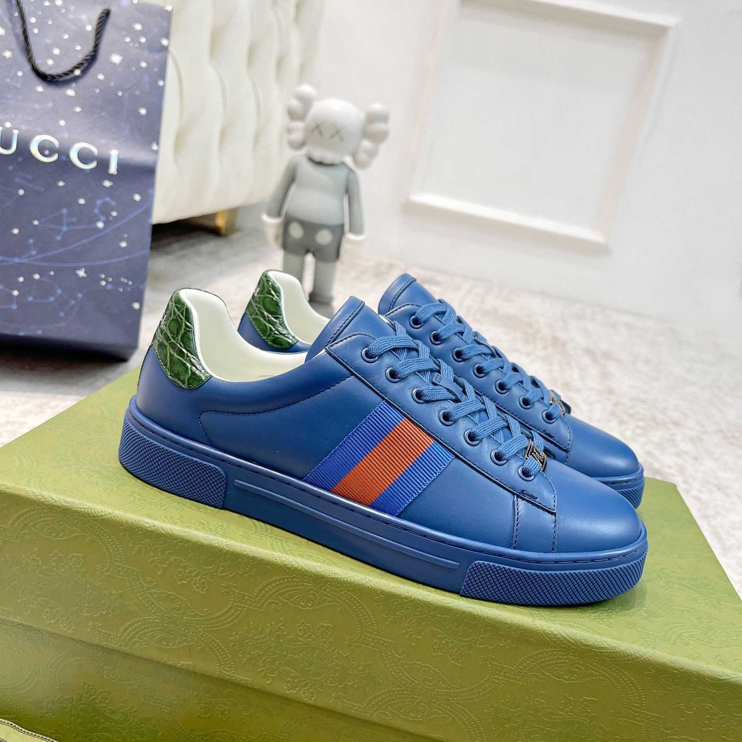 Gucci Ace Sneaker With Web - DesignerGu