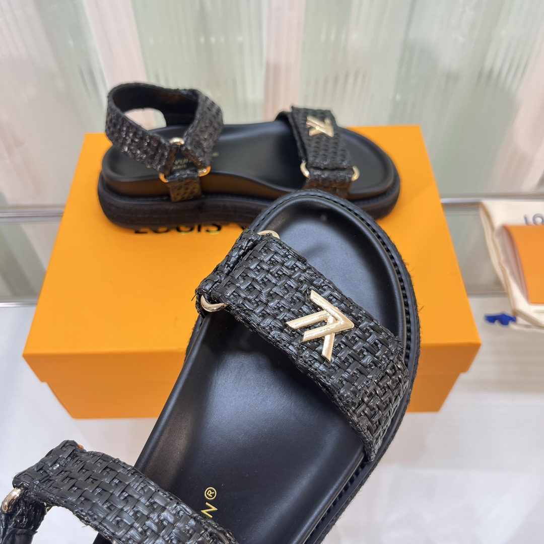 Louis Vuitton Cordoba Flat Comfort Sandal - DesignerGu