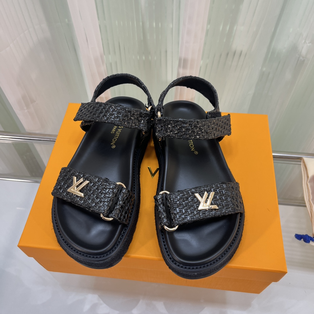 Louis Vuitton Cordoba Flat Comfort Sandal - DesignerGu