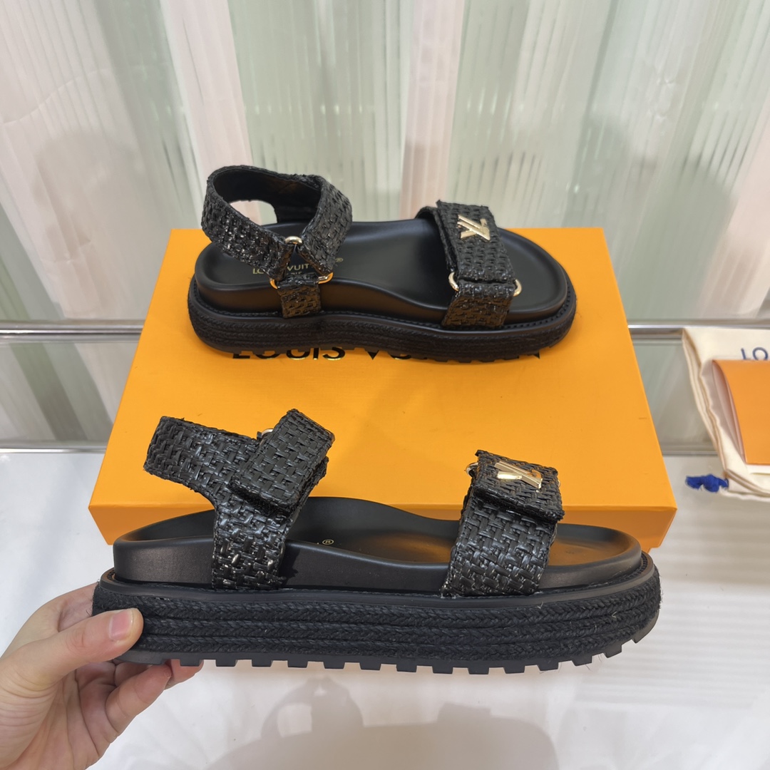 Louis Vuitton Cordoba Flat Comfort Sandal - DesignerGu