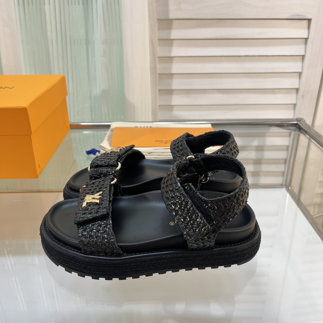 Louis Vuitton Cordoba Flat Comfort Sandal - DesignerGu