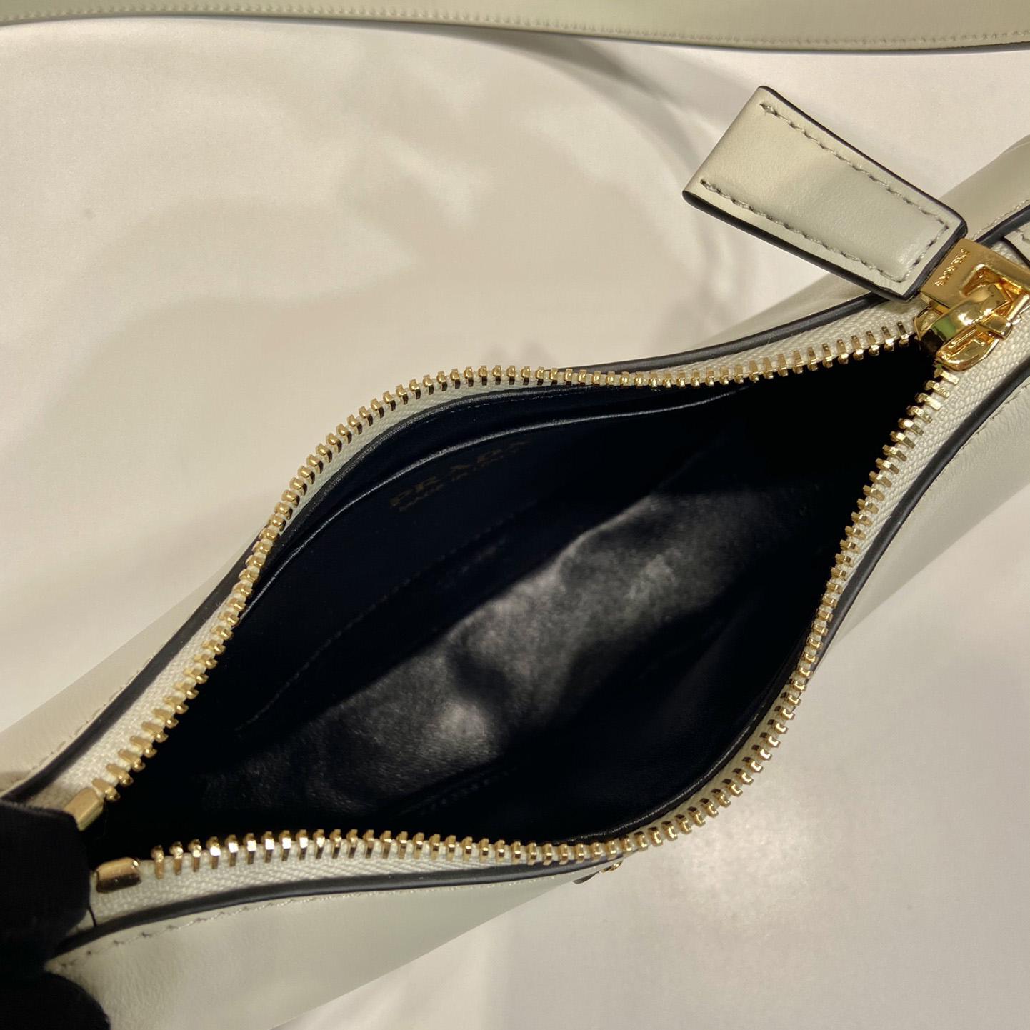 Prada Arqué Leather Mini Shoulder Bag - DesignerGu