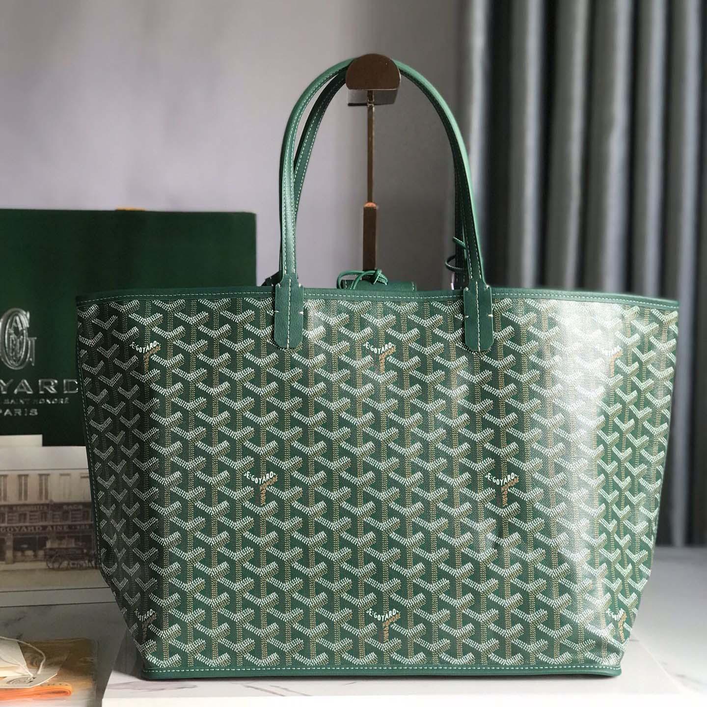 Goyard Saint Louis Tote Pm Green  (34-28-15cm) - DesignerGu