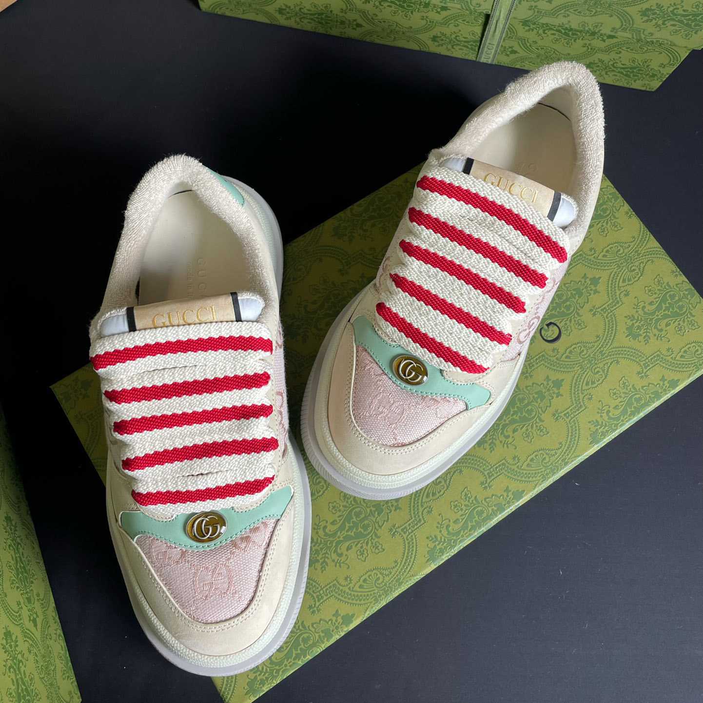 Gucci Women's Screener Sneaker - DesignerGu