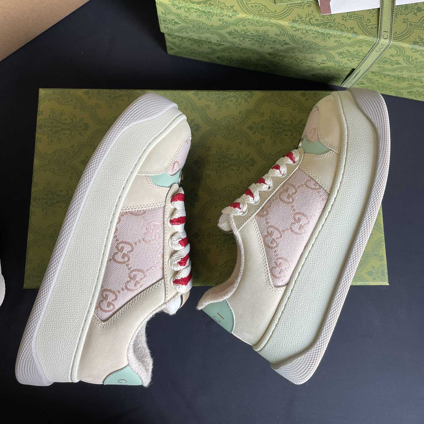 Gucci Women's Screener Sneaker - DesignerGu