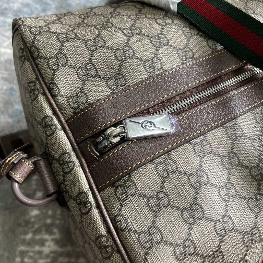 Gucci Maxi Duffle Bag With Web(45.5x 29x 27cm) - DesignerGu