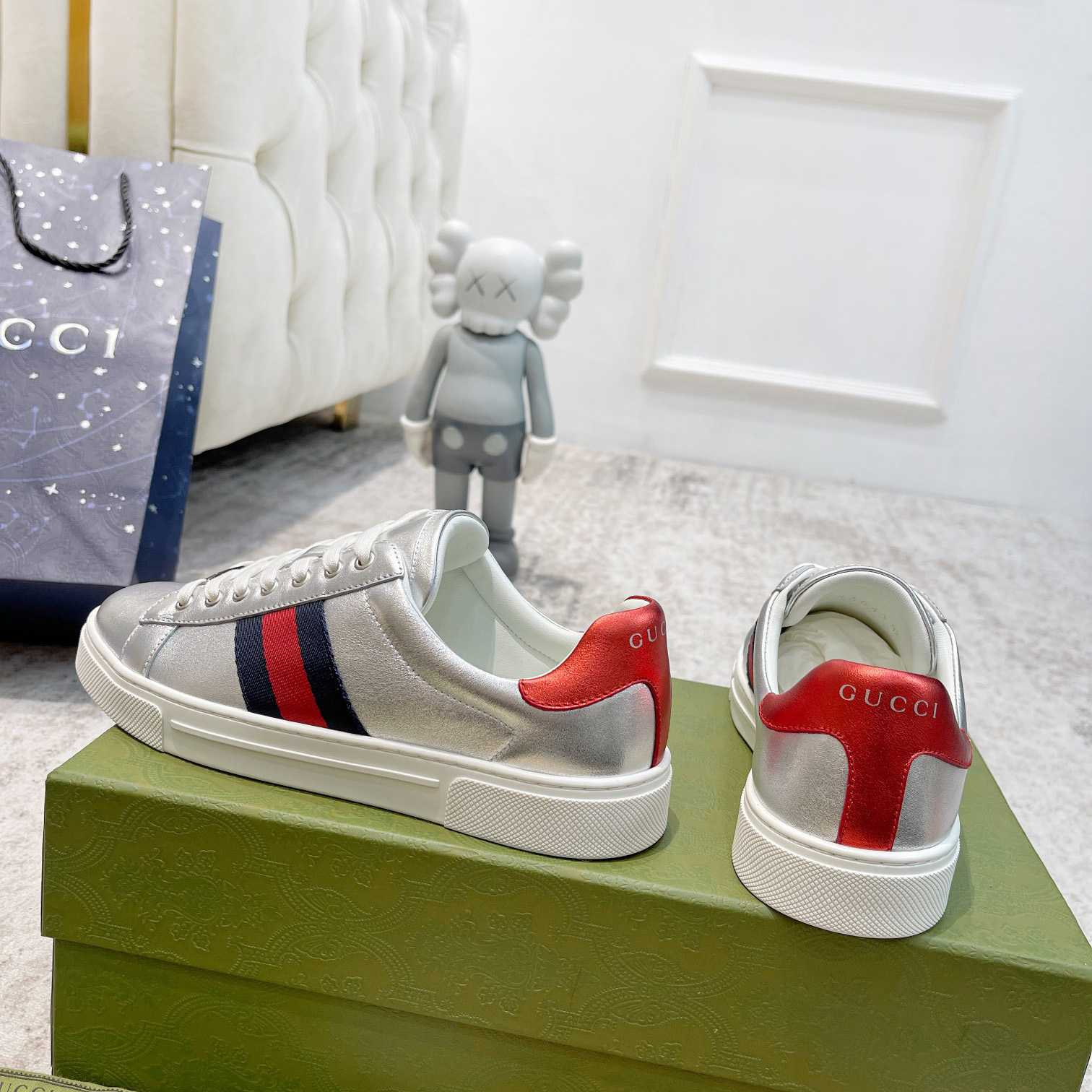 Gucci Ace Sneaker With Web - DesignerGu