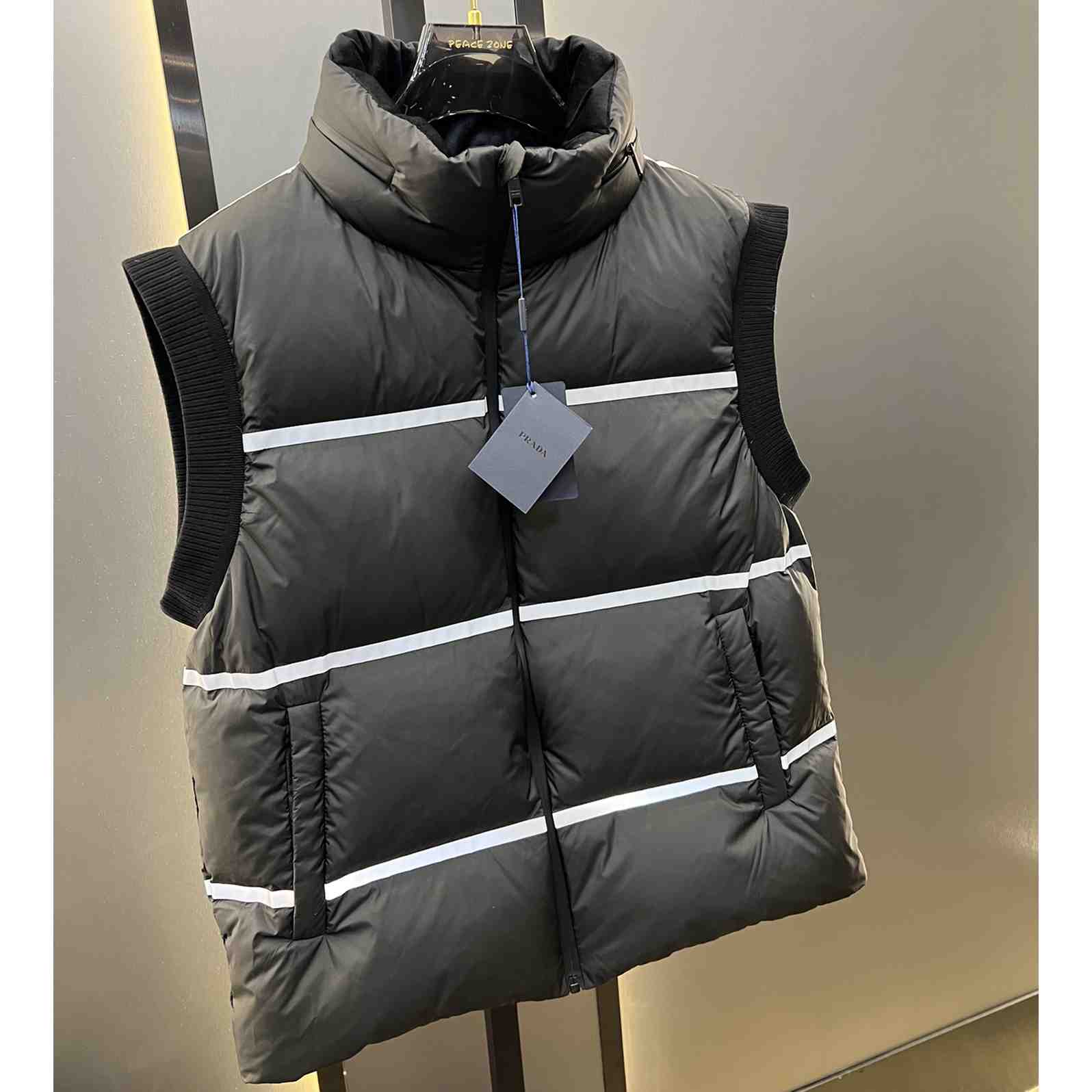 Prada Light Technical Fabric Down Vest - DesignerGu