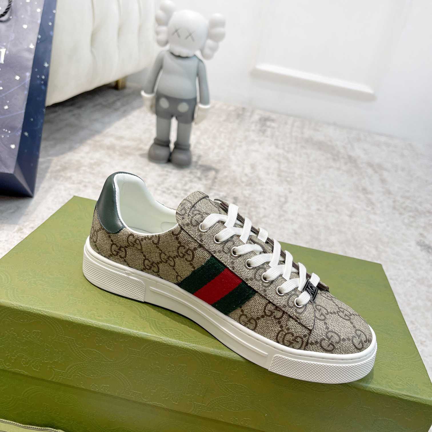 Gucci Ace Sneaker With Web - DesignerGu