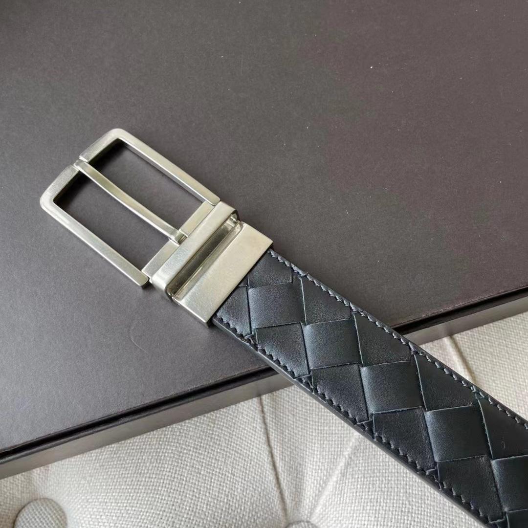 Bottega Veneta Intrecciato Belt - DesignerGu