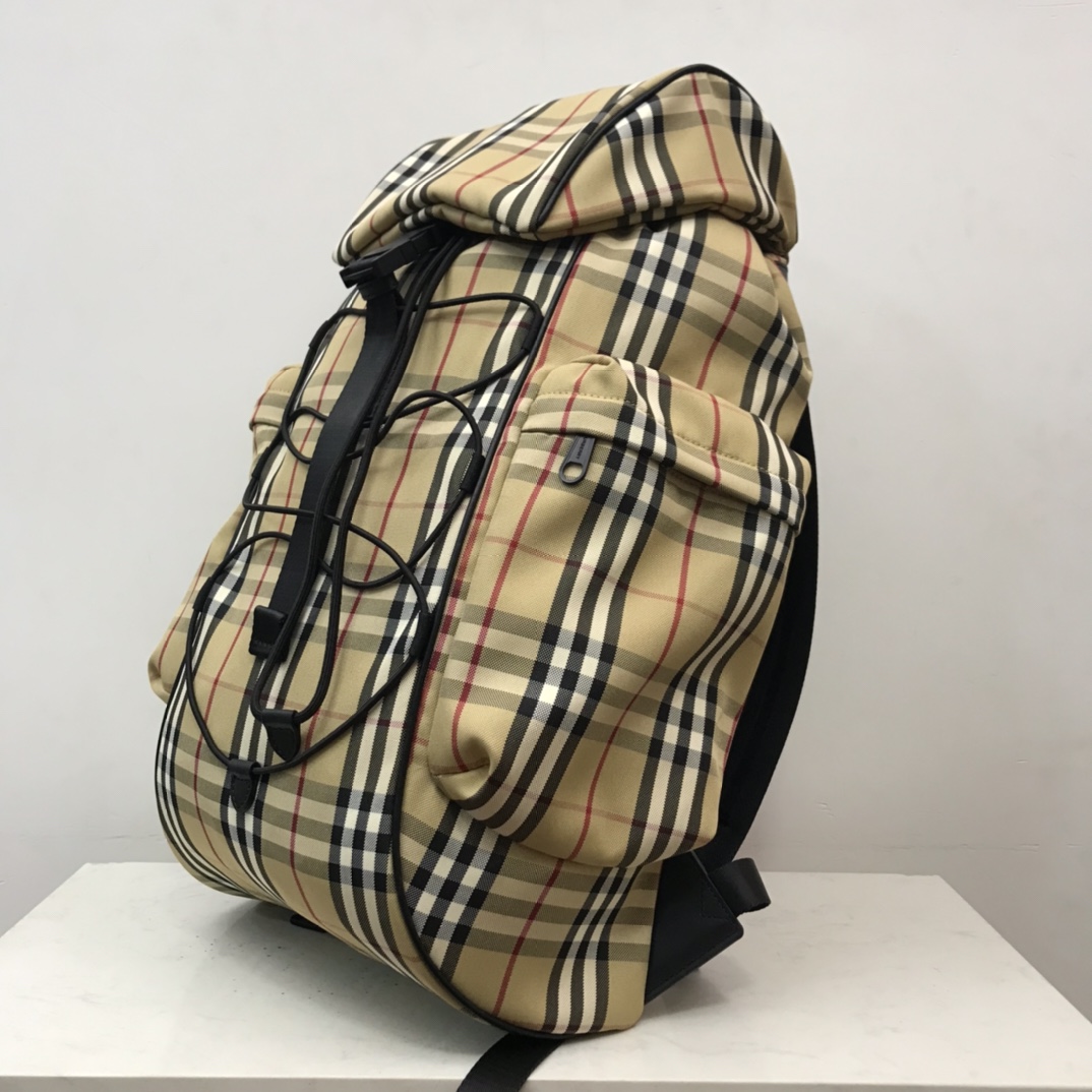 Burberry Murray Archive Check Drawstring Fasten Backpack (30 x 17 x 50cm) - DesignerGu