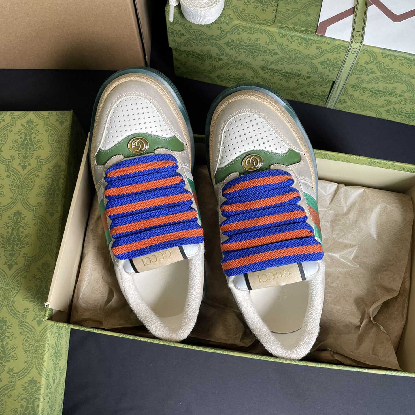 Gucci Screener Sneaker With Web - DesignerGu