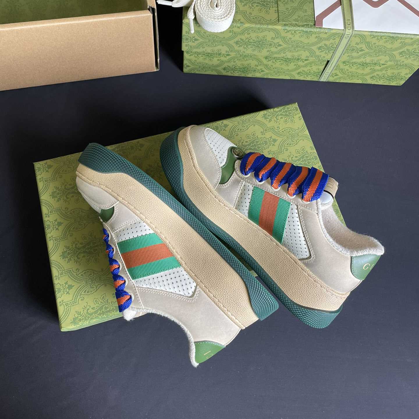 Gucci Screener Sneaker With Web - DesignerGu