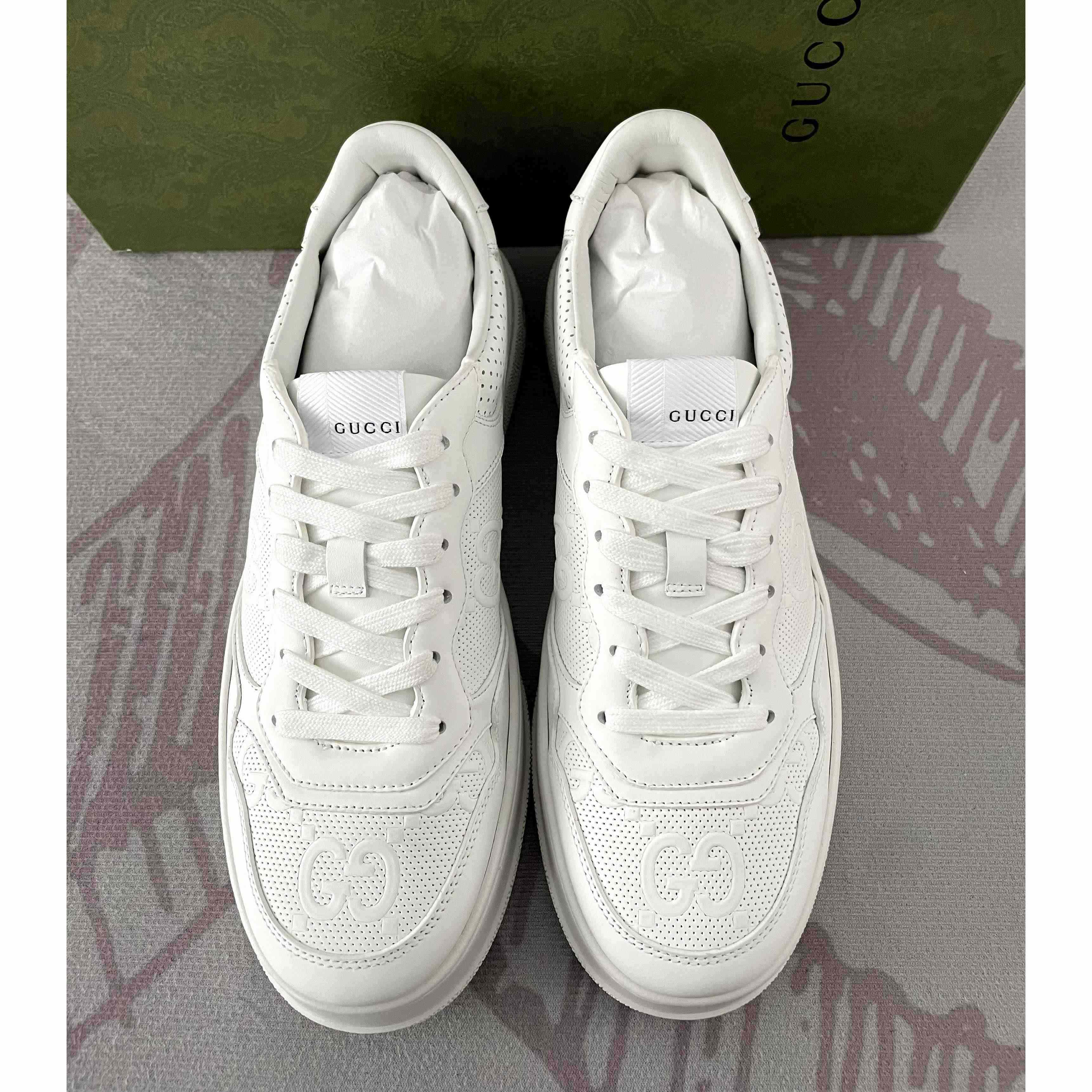 Gucci GG Embossed Sneaker - DesignerGu