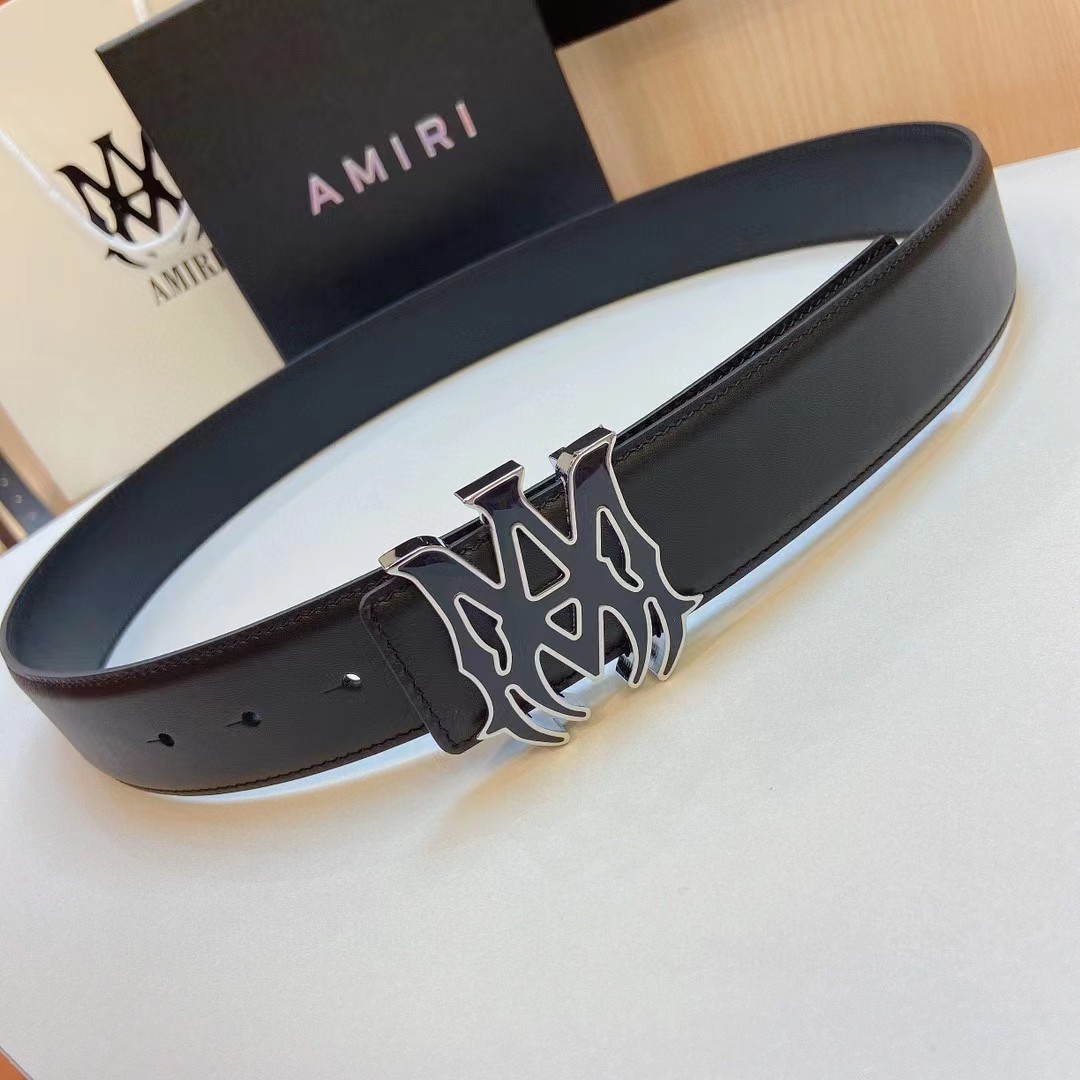 Amiri Ma Leather Belt - DesignerGu