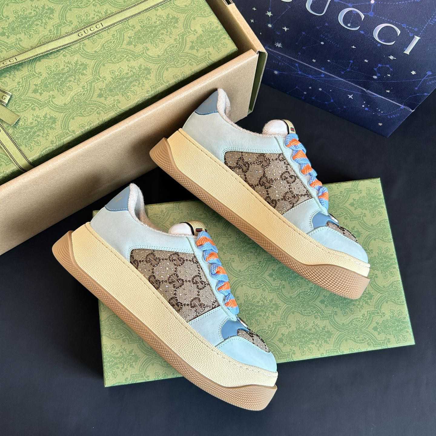 Gucci Women's Screener Sneaker - DesignerGu