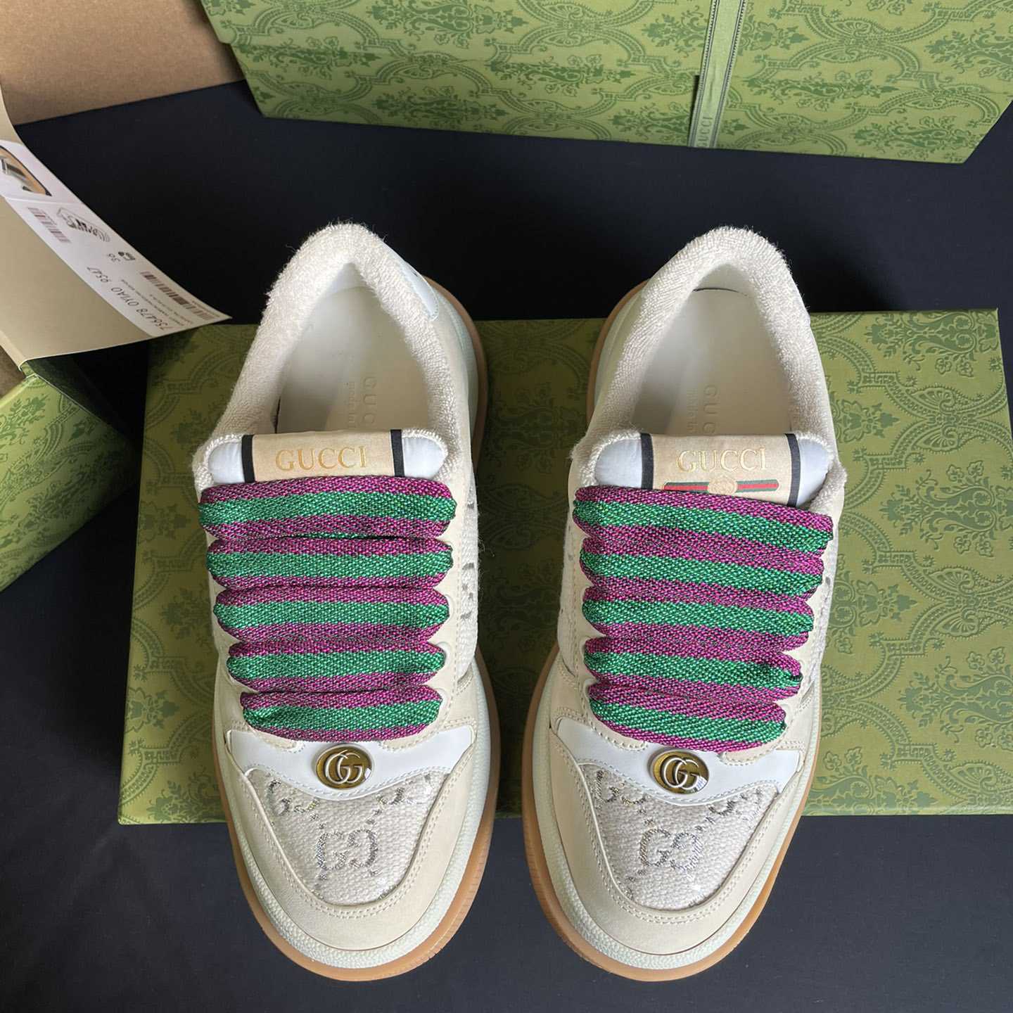 Gucci Women's Screener Sneaker - DesignerGu