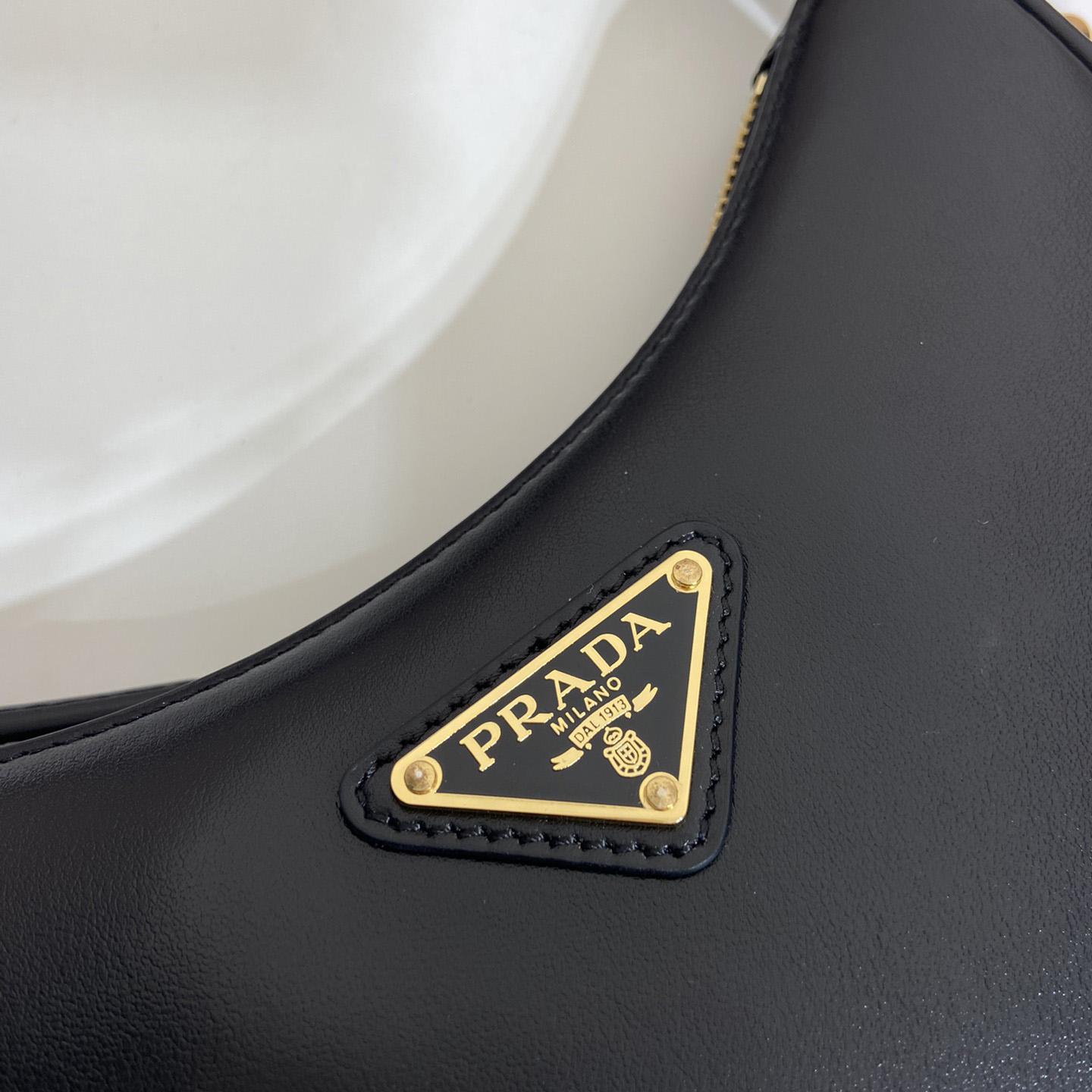 Prada Arqué Leather Mini Shoulder Bag - DesignerGu