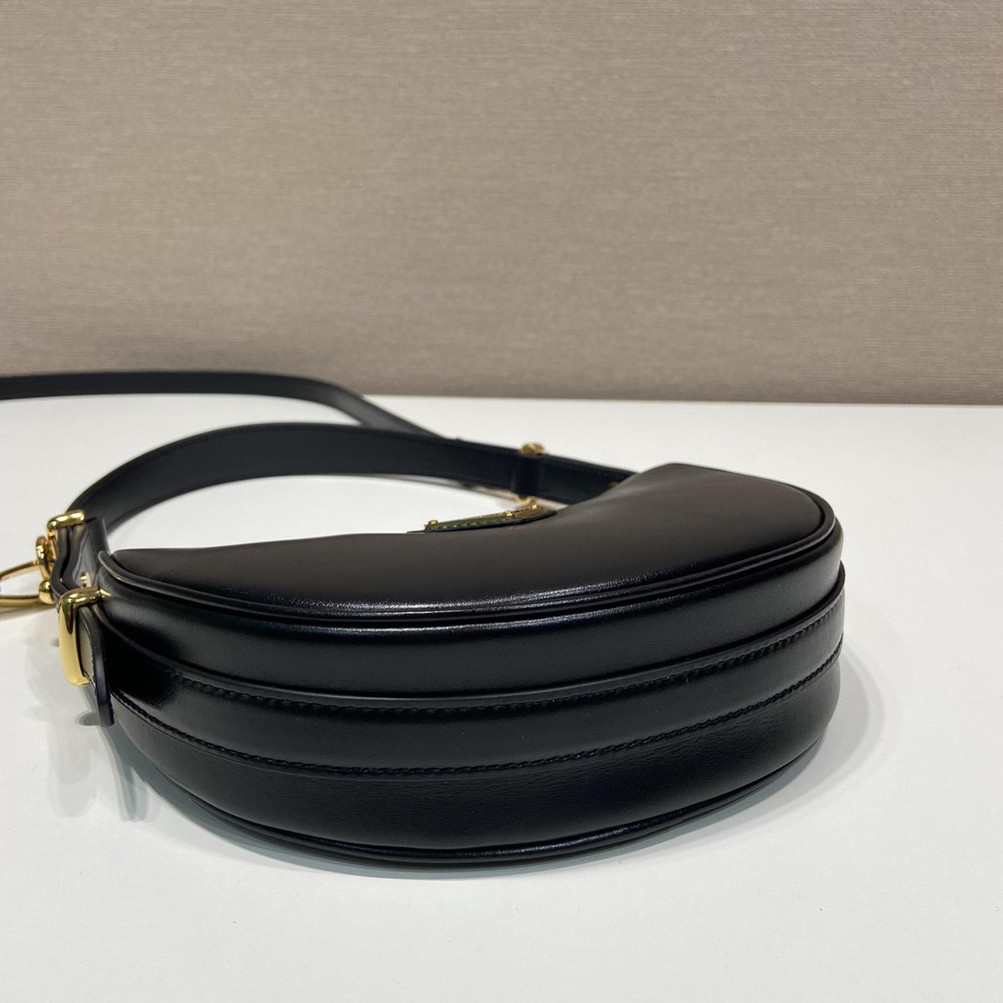 Prada Arqué Leather Mini Shoulder Bag - DesignerGu