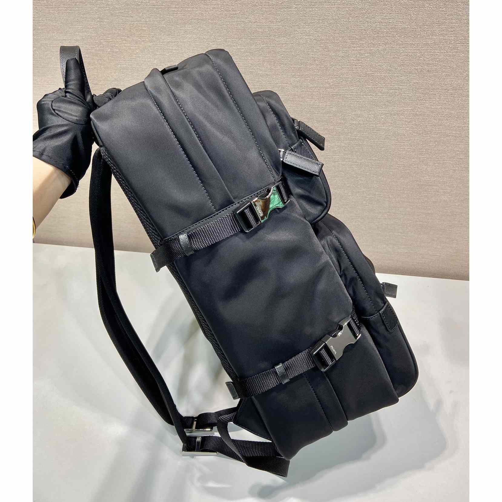 Prada Re-Nylon And Saffiano Leather Backpack - DesignerGu