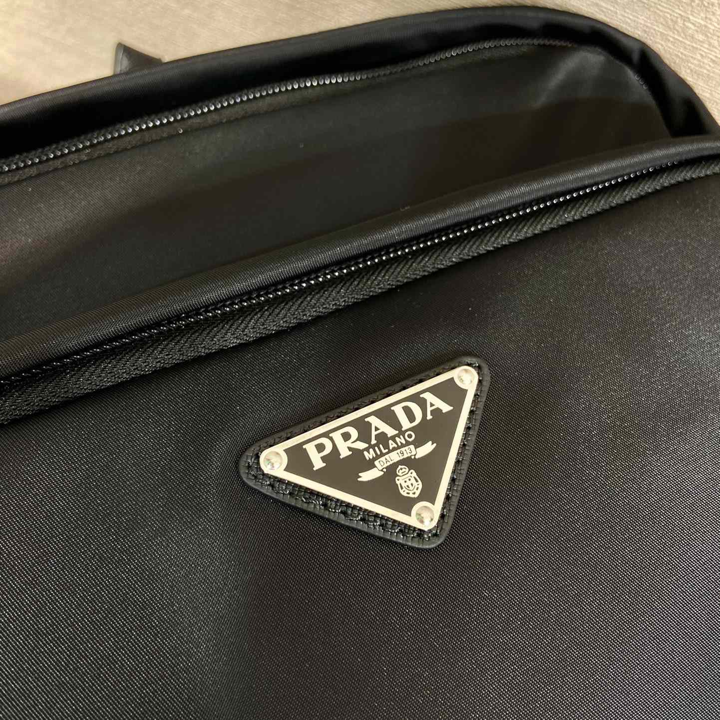 Prada Re-Nylon And Saffiano Leather Backpack - DesignerGu