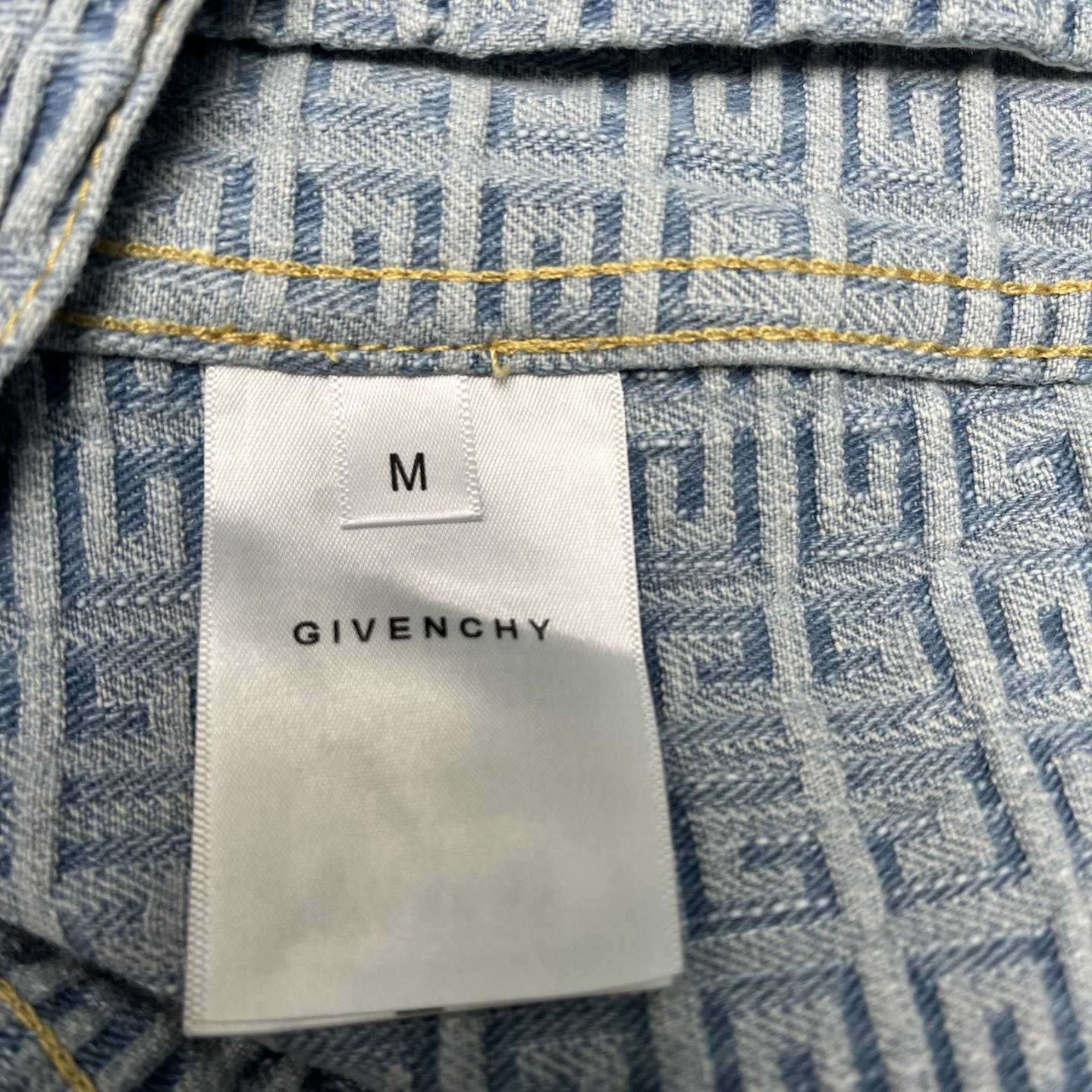 Givenchy 4G Denim Oversized Sleeveless Jacket - DesignerGu