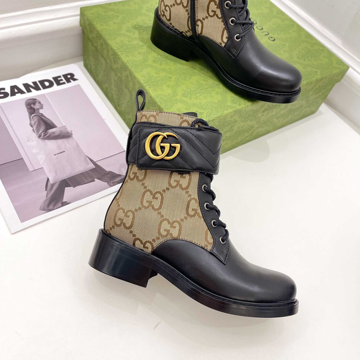 Gucci Women's Ankle Boot With Double G - DesignerGu