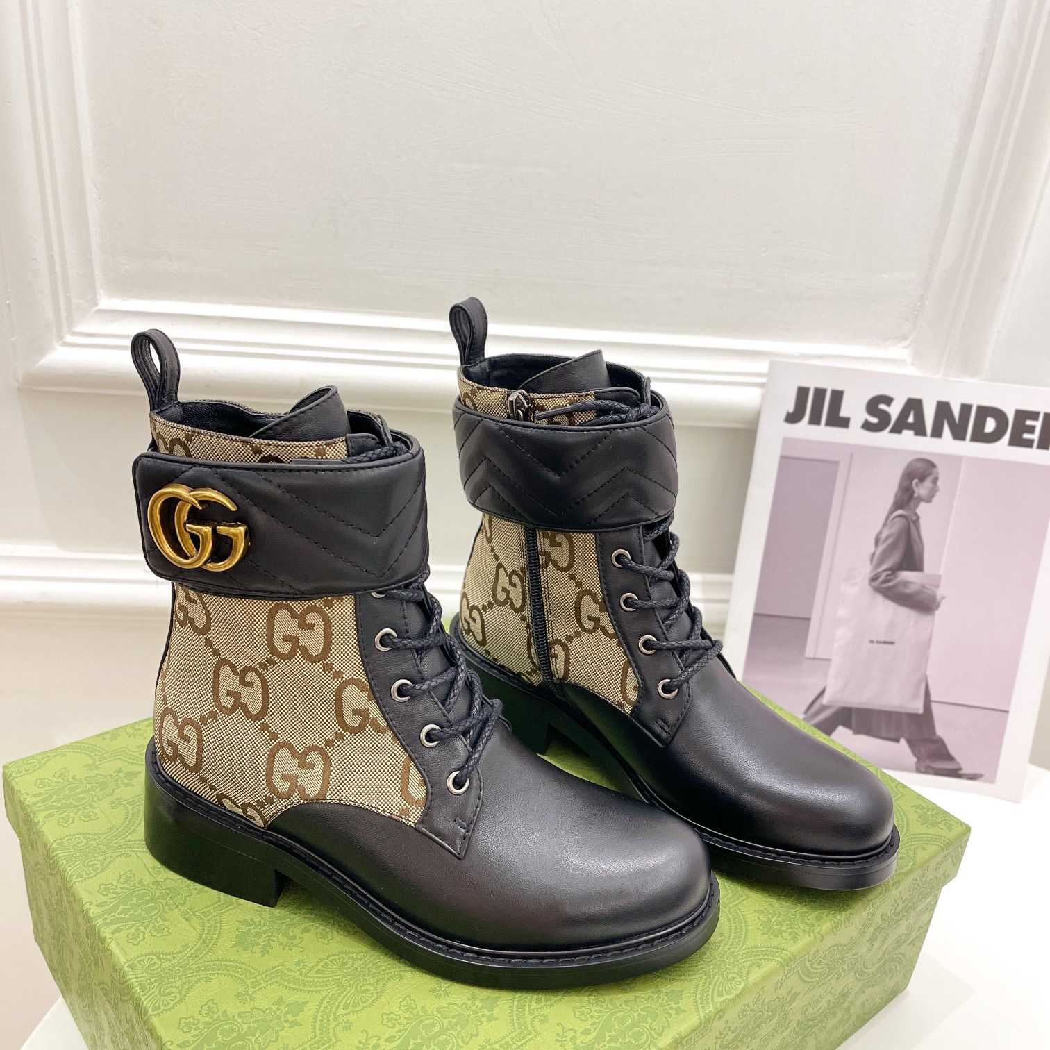 Gucci Women's Ankle Boot With Double G - DesignerGu