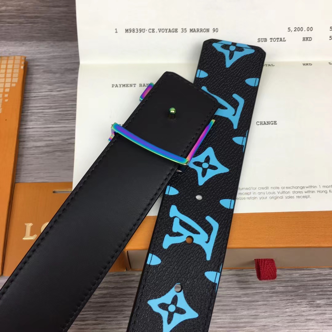 Louis Vuitton LV Shape Reversible Belt  - DesignerGu