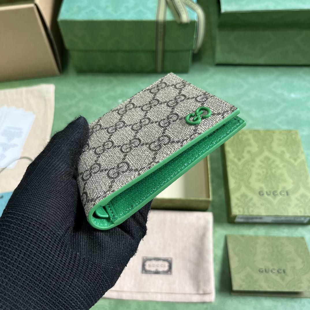 Gucci Wallet With GG Detail - DesignerGu