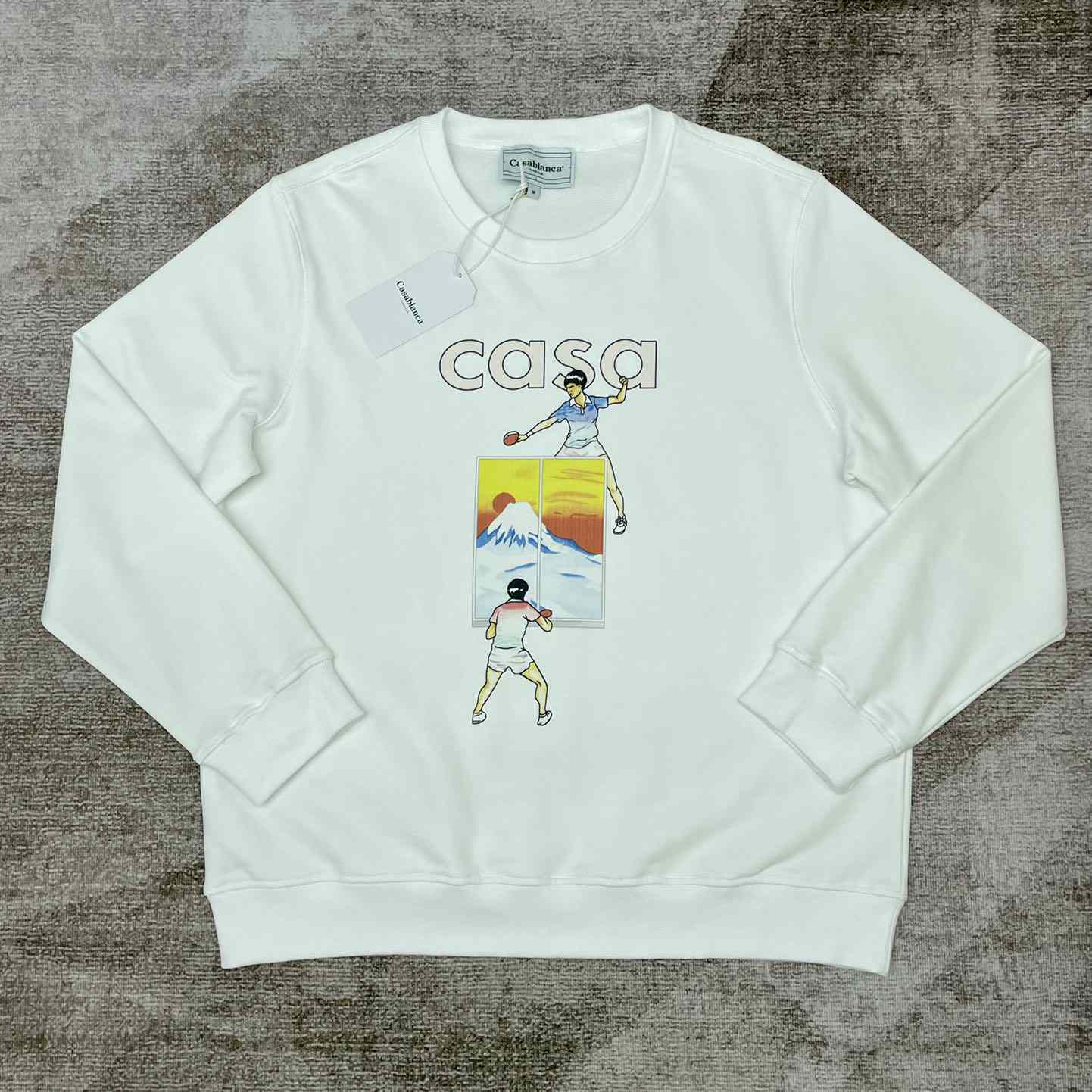 Casablanca Fuji Ping Pong Sweatshirt - DesignerGu